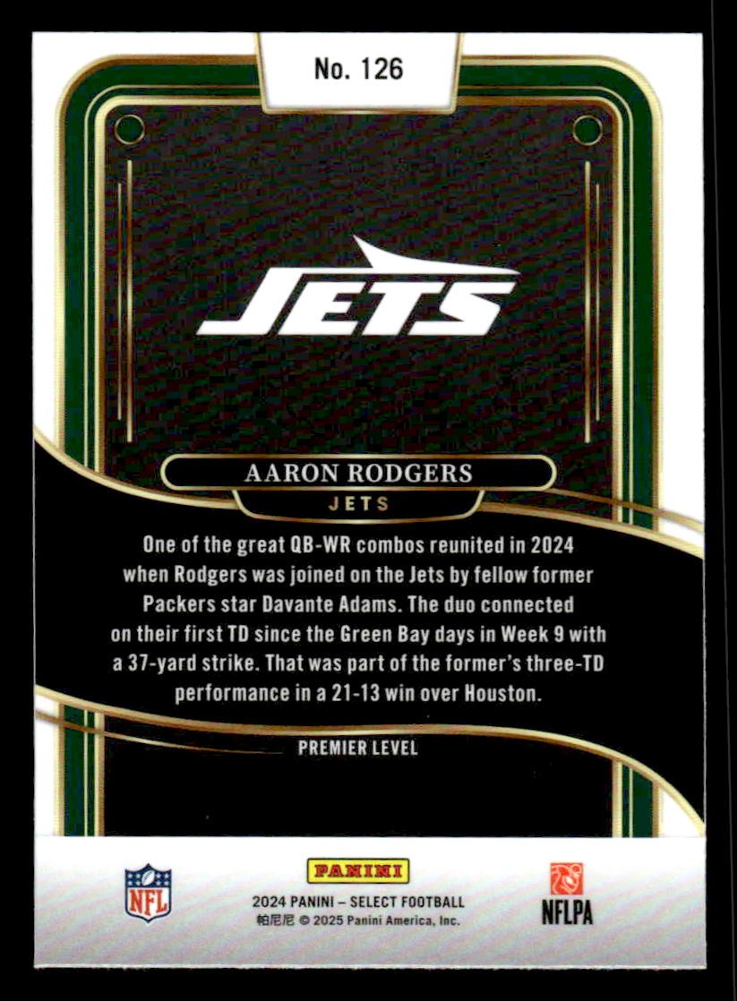 2024 Panini Select #126 Aaron Rodgers