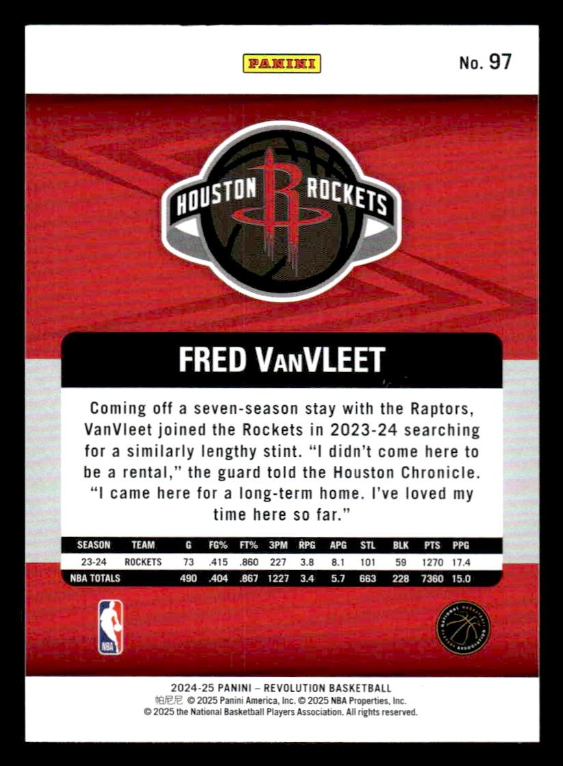2024-25 Panini Revolution #97 Fred VanVleet
