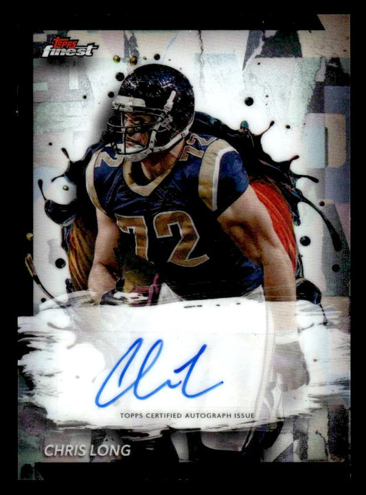 2024 Finest #FA-CL Chris Long Finest Autographs