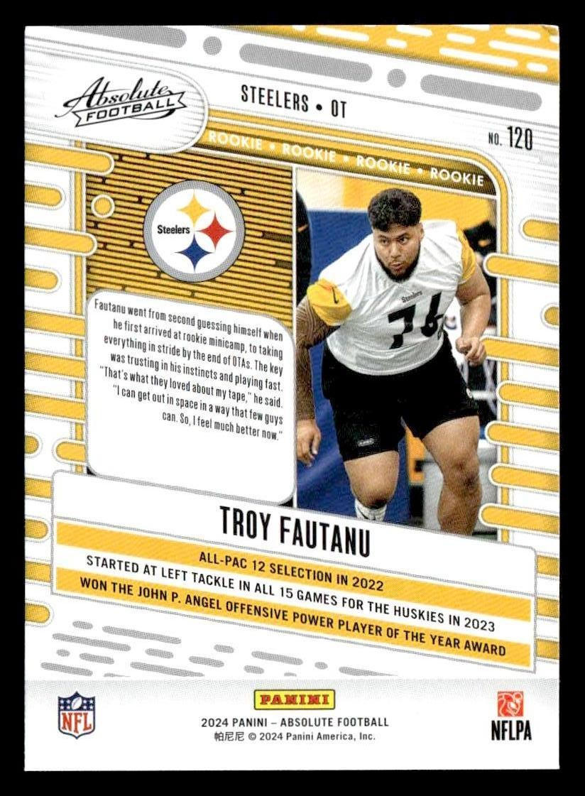 2024 Panini Absolute #120 Troy Fautanu Retail
