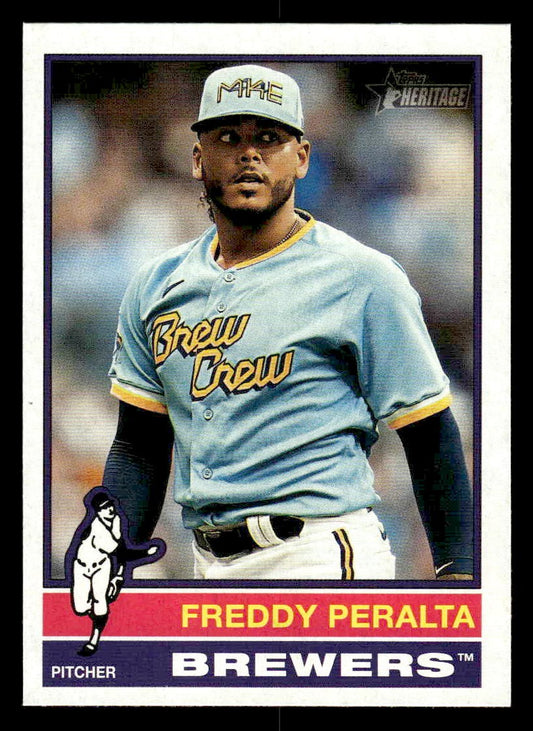 2025 Topps Heritage #76 Freddy Peralta