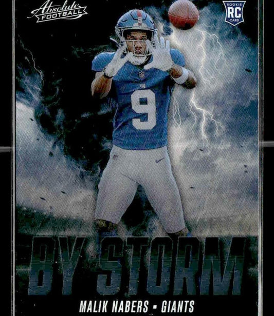 2024 Panini Absolute #BS-MNS Malik Nabers By Storm