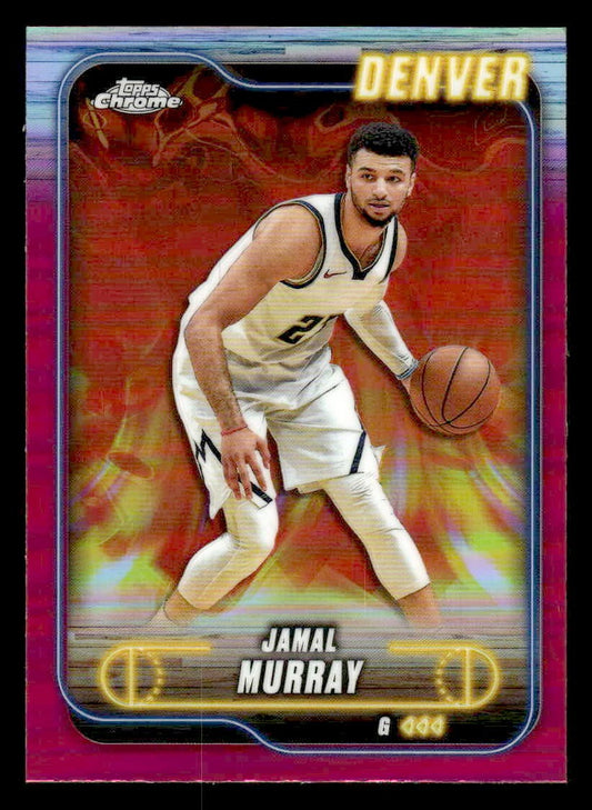 2024-25 Topps Chrome #34 Jamal Murray Magenta Refractor