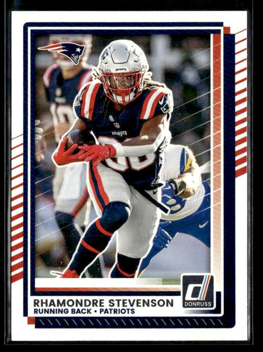 2025 Donruss #63 Rhamondre Stevenson