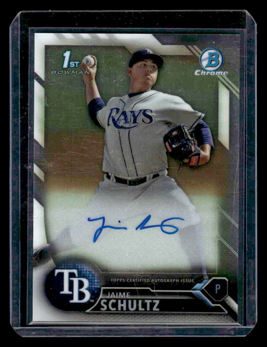 2016 Bowman Chrome #BCAP-JS Jaime Schultz Prospects Autographs