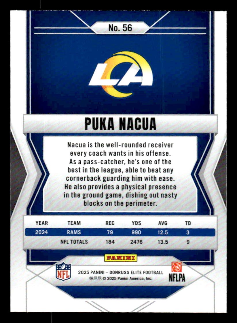 2025 Donruss Elite #56 Puka Nacua
