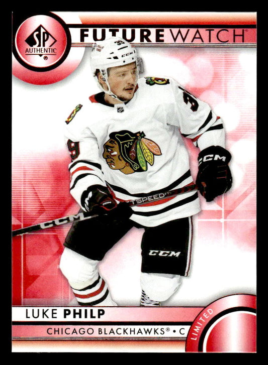 2023-24 SP Authentic #142 Luke Philp Limited Red