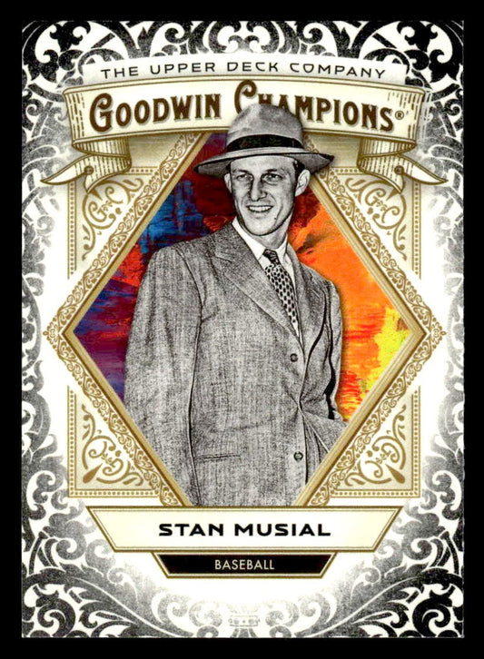 2025 Upper Deck Goodwin Champions #20 Stan Musial Glossy Black