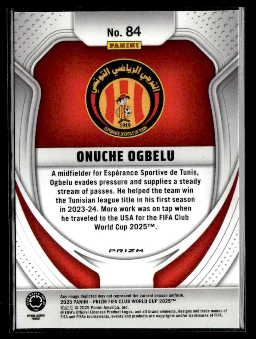 2025 Panini Prizm FIFA Club World Cup #84 Onuche Ogbelu Pandora