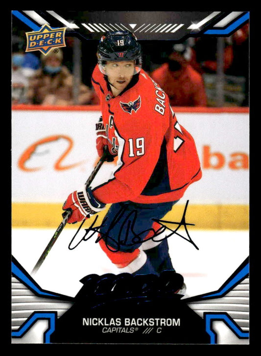 2022-23 Upper Deck MVP #41 Nicklas Backstrom Blue Script