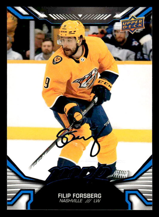 2022-23 Upper Deck MVP #183 Filip Forsberg Blue Script