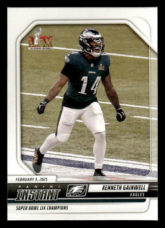 2024 Panini Instant Eagles Super Bowl LIX Champions #30 Kenneth Gainwell