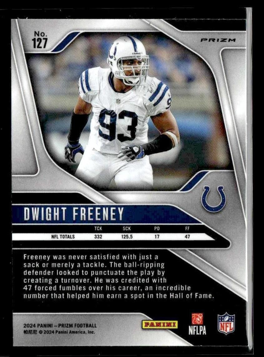 2024 Panini Prizm #127 Dwight Freeney Silver