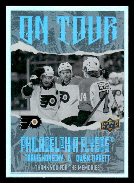 2024-25 Upper Deck #OT-3 Travis Konecny / Owen Tippett On Tour