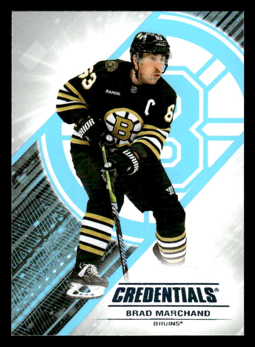 2024-25 Upper Deck Credentials #63 Brad Marchand