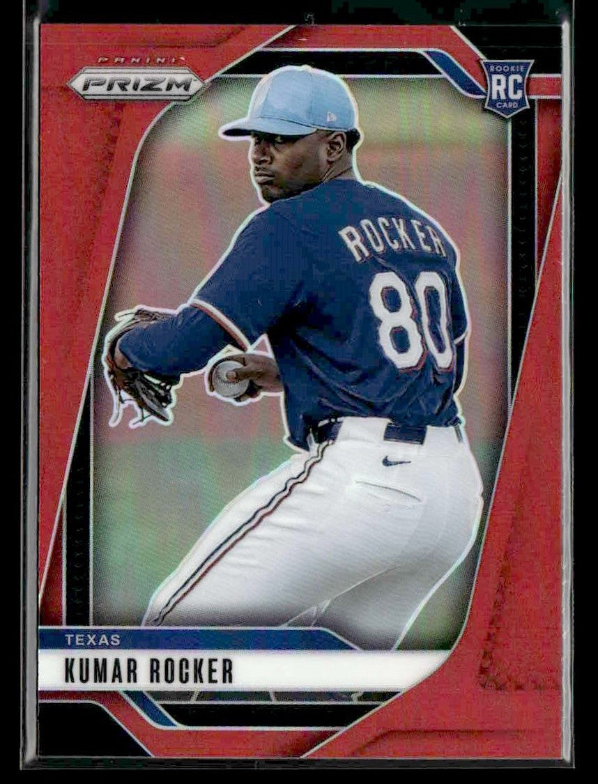 2025 Panini Prizm #247 Kumar Rocker Red Prizm #/299