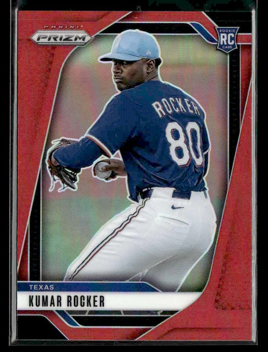 2025 Panini Prizm #247 Kumar Rocker Red Prizm #/299