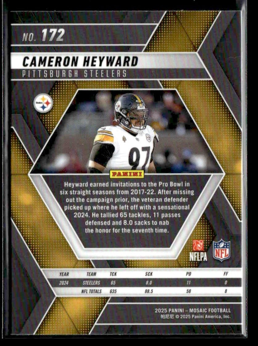 2025 Panini Mosaic #172 Cameron Heyward