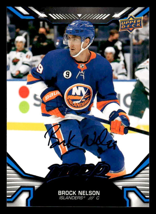2022-23 Upper Deck MVP #172 Brock Nelson Blue Script