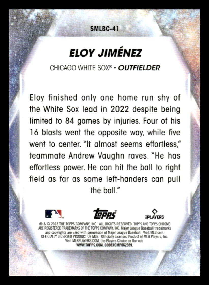 2023 Topps #SMLBC-41 Eloy Jiménez Stars of MLB Chrome