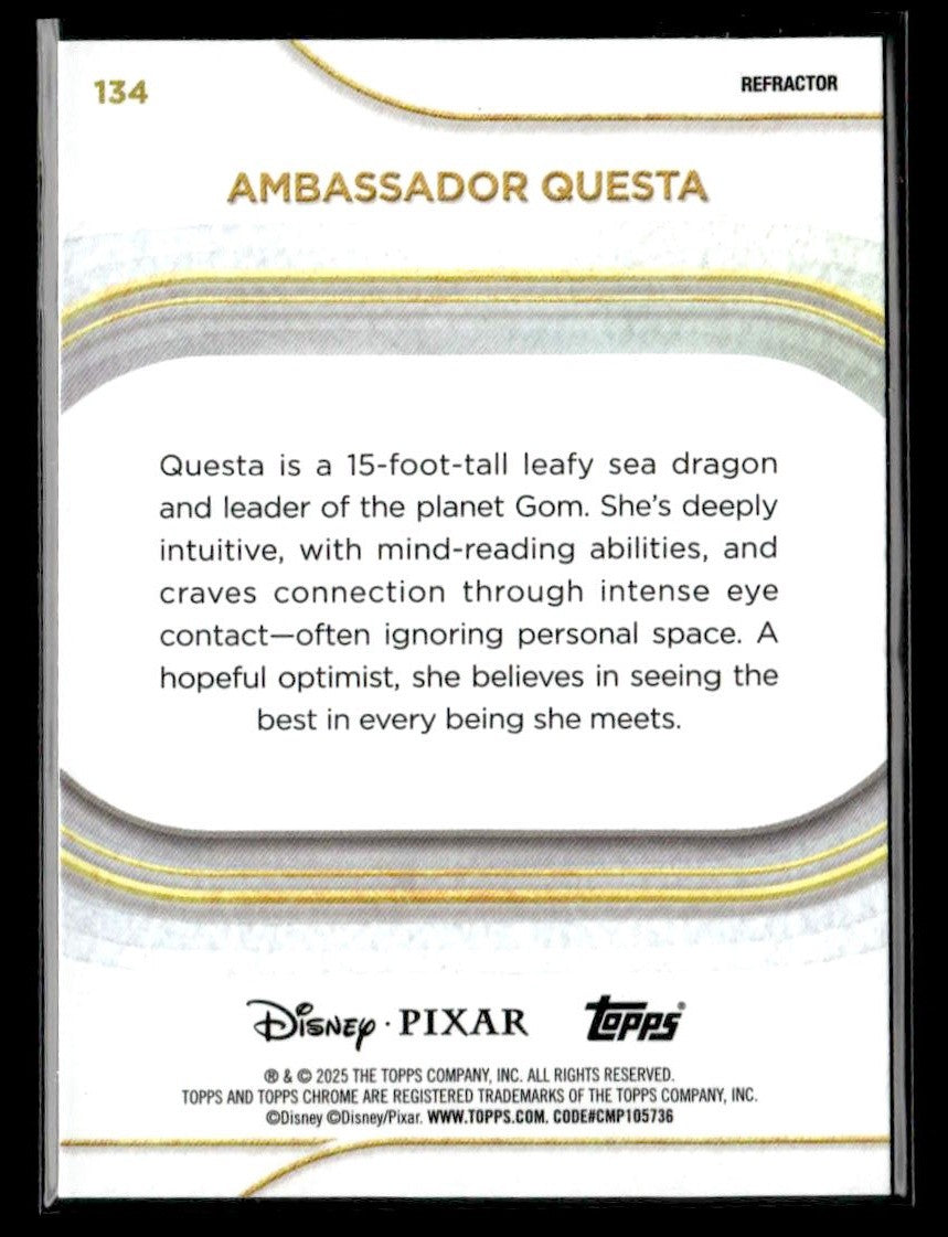 π Ambassador Questa β 2025 Topps Chrome Disney #134 π