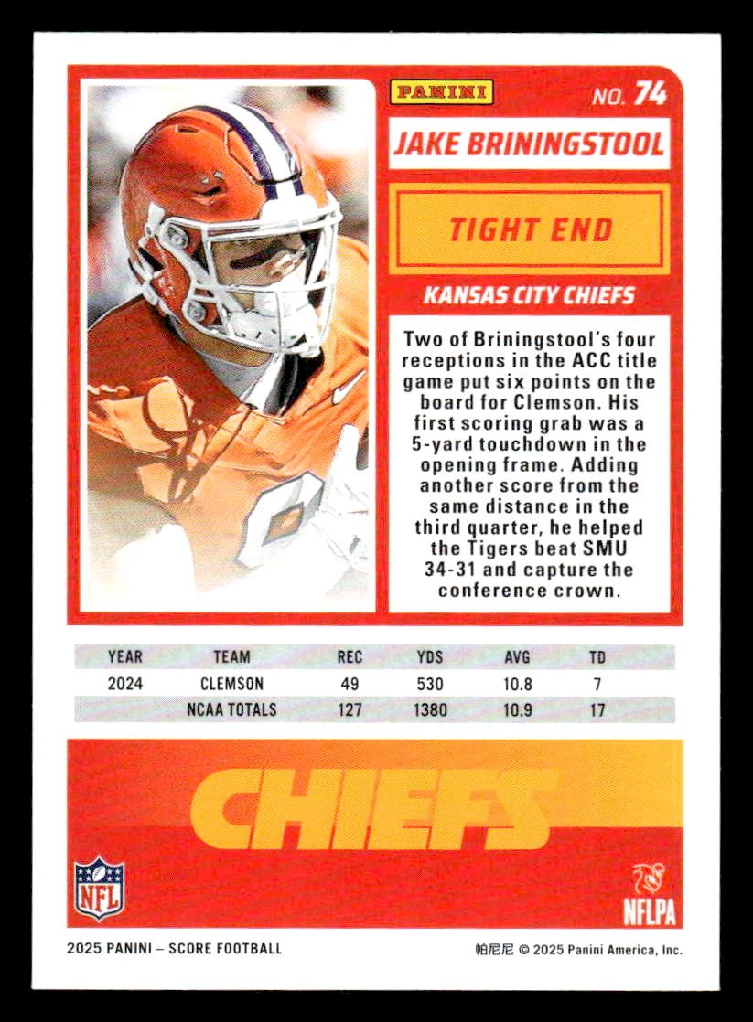 2025 Score-A-Treat #74 Jake Briningstool