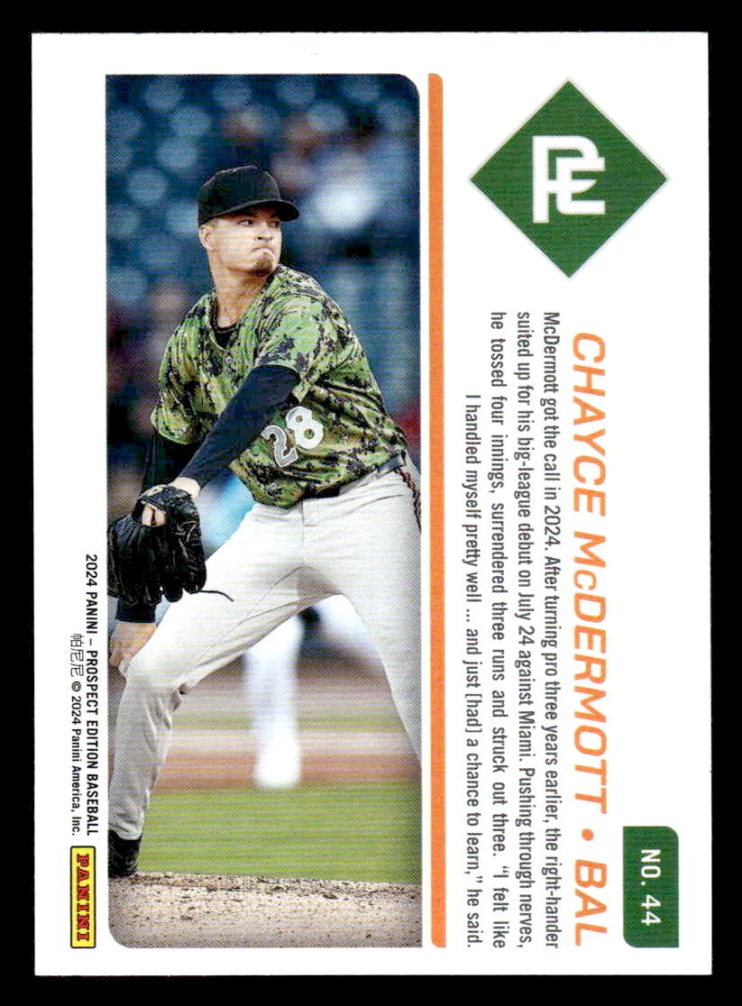 2024 Panini Prospect Edition #44 Chayce McDermott