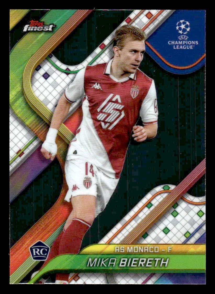 2024-25 Topps Finest UEFA Club Comp #113 Mika Biereth
