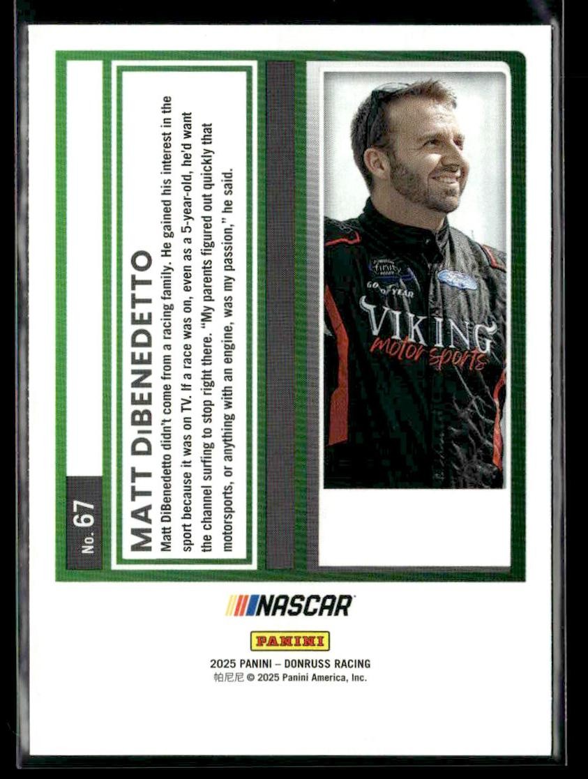 2025 Donruss #67 Matt DiBenedetto