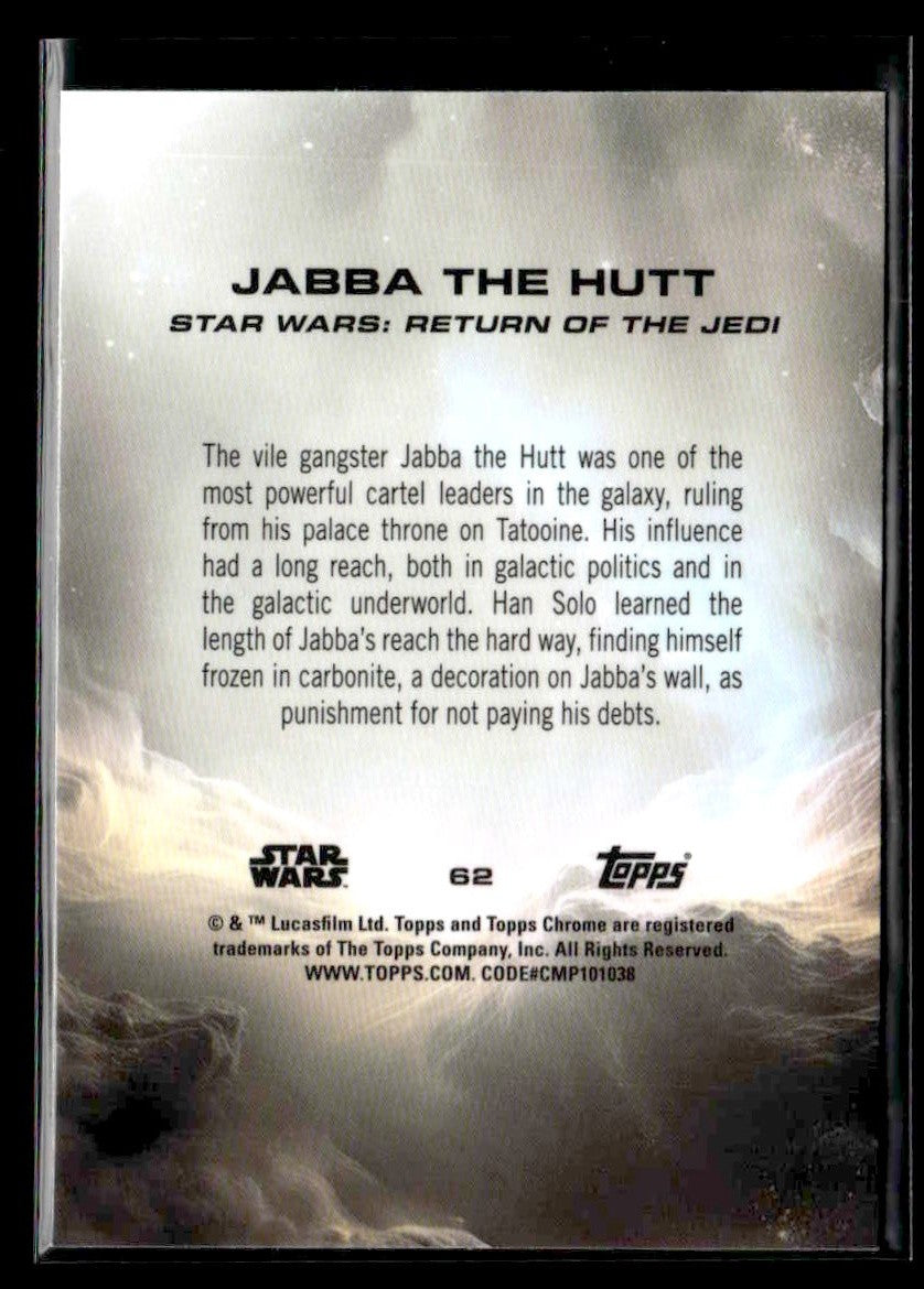 π Jabba The Hutt β 2025 Topps Chrome Star Wars #62 π