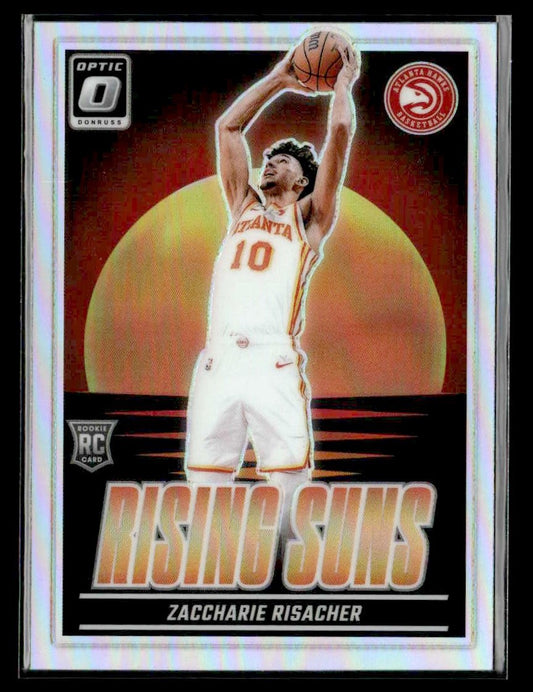 2024-25 Donruss Optic #14 Zaccharie Risacher Rising Suns Holo