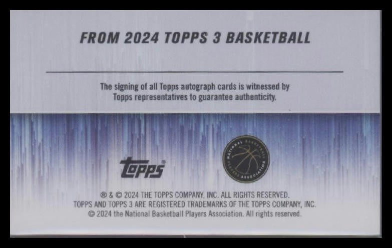 2023-24 Topps 3 #RM-AB Anthony Black Re-Markable Signatures Bronze #23/25