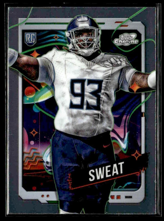 2024 Topps Chrome Cosmic #192 T'Vondre Sweat