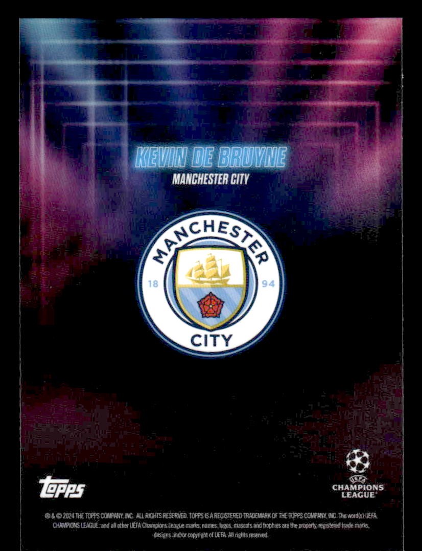 2023-24 Topps Showtime UEFA Club Competitions #NNO Kevin de Bruyne