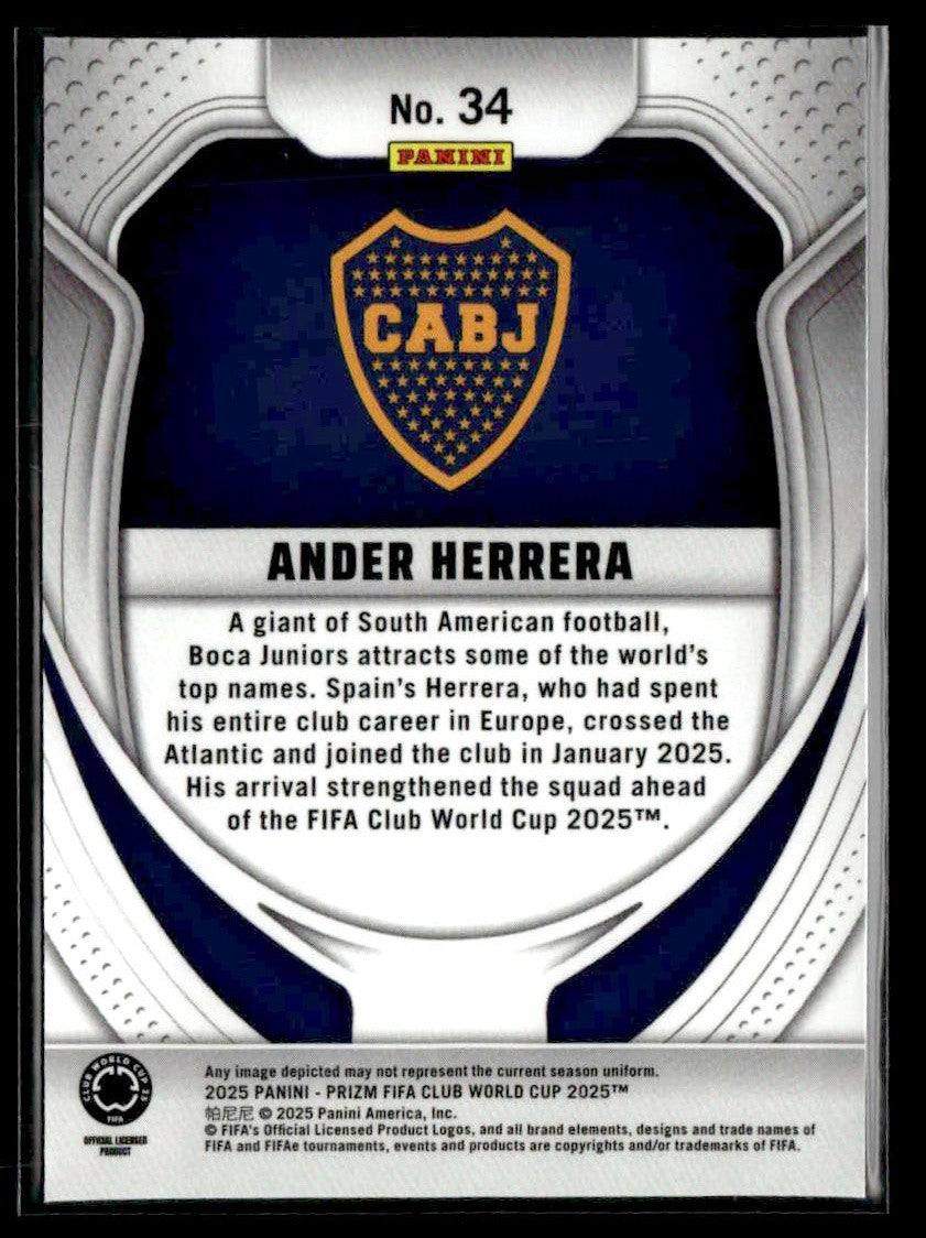 2025 Panini Prizm FIFA Club World Cup #34 Ander Herrera