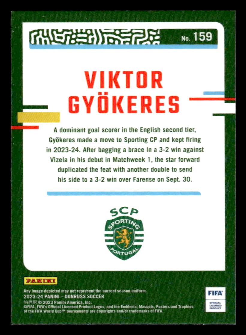 2023-24 Donruss #159 Viktor Gyokeres Optic