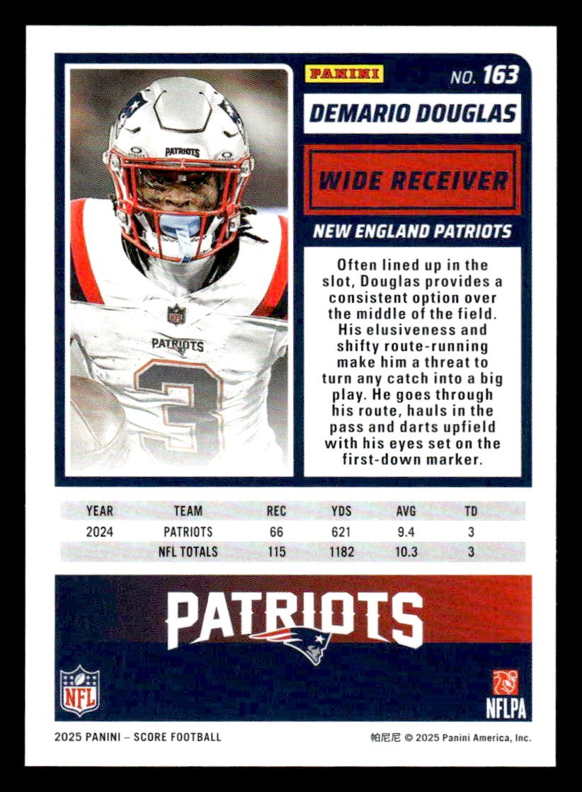 2025 Score-A-Treat #163 Demario Douglas