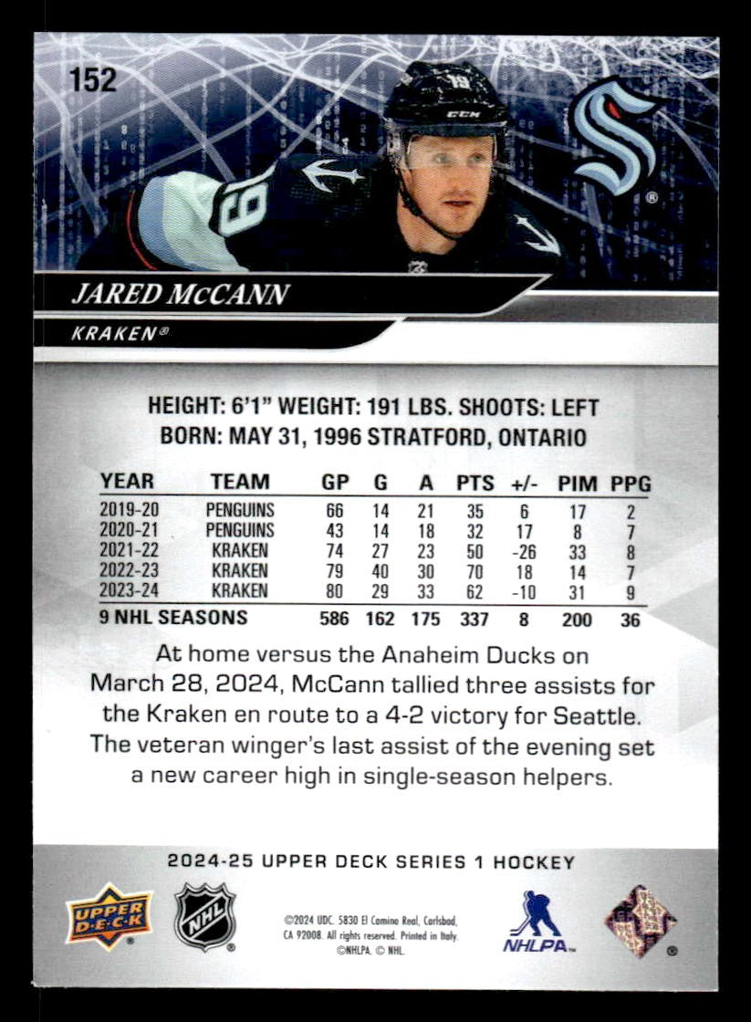 2024-25 Upper Deck #152 Jared McCann