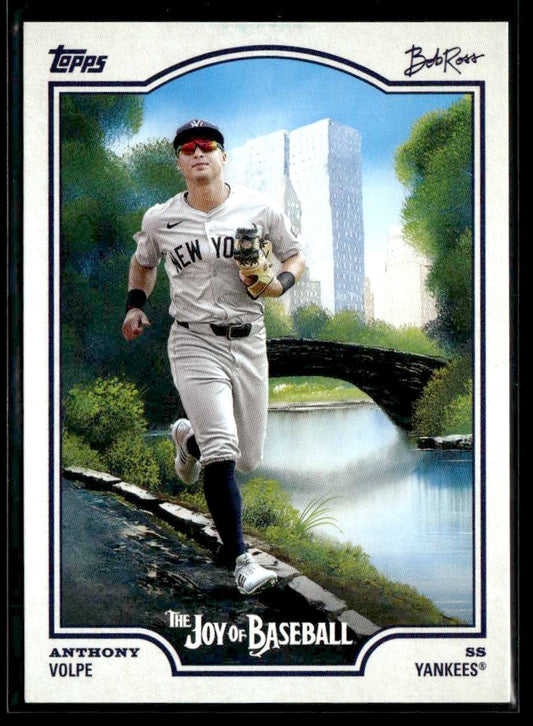 2025 Topps x Bob Ross: The Joy of Baseball #8 Anthony Volpe