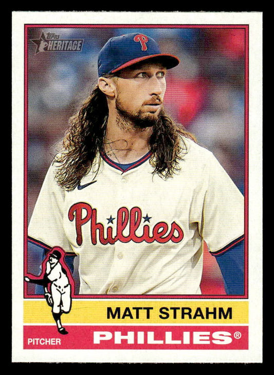 2025 Topps Heritage #7 Matt Strahm