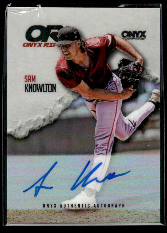 2025 Onyx Rips #RAB-SAKN Sam Knowlton Refractor Autographs