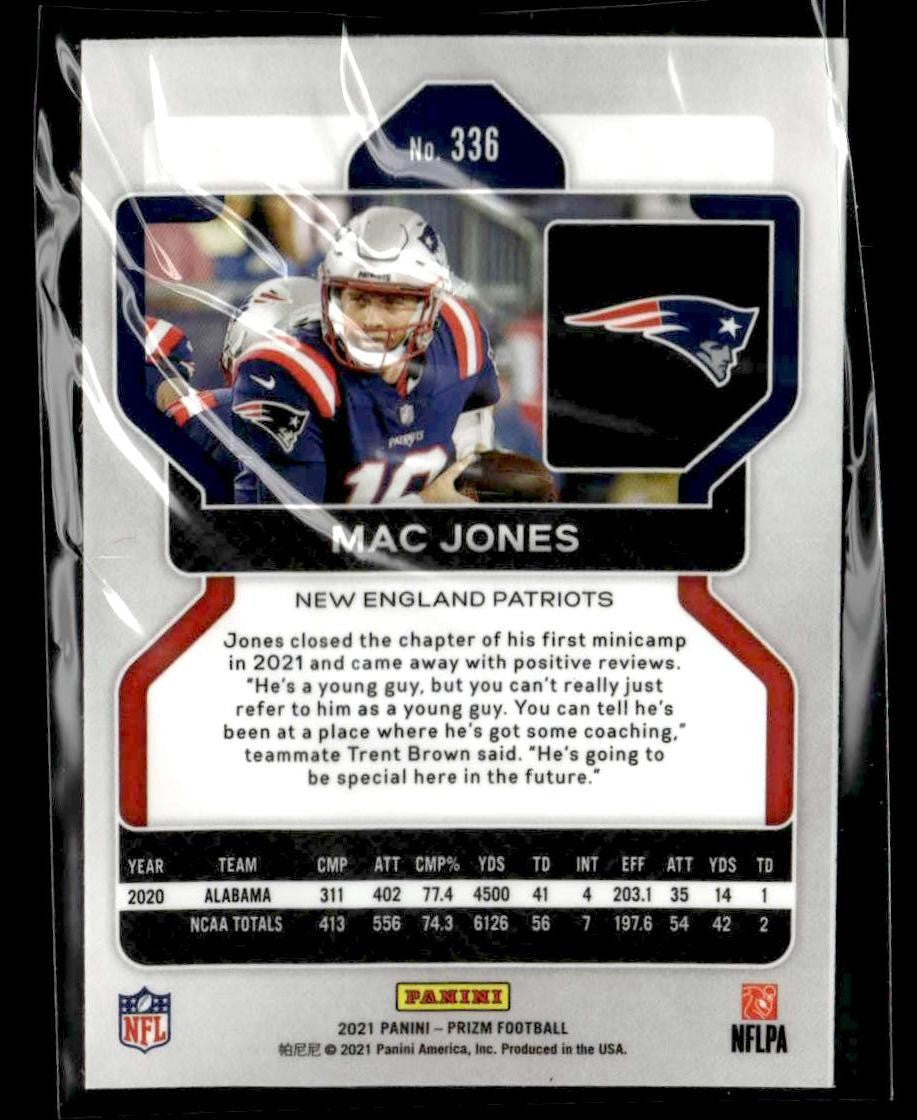 2021 Panini Prizm #336 Mac Jones