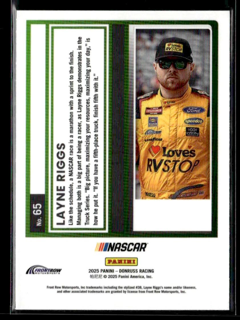 2025 Donruss #65 Layne Riggs Optic