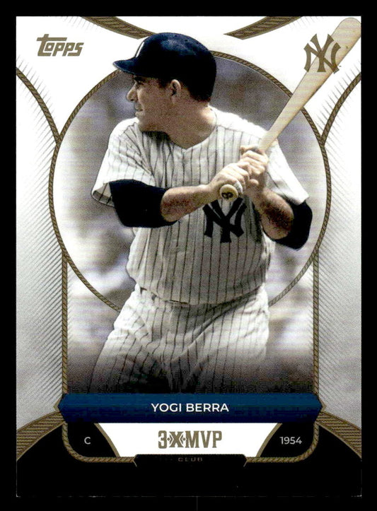 2025 Topps Welcome to the Club: 3 Times MVP #23 Yogi Berra