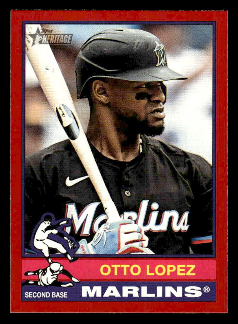 2025 Topps Heritage #258 Otto Lopez Red