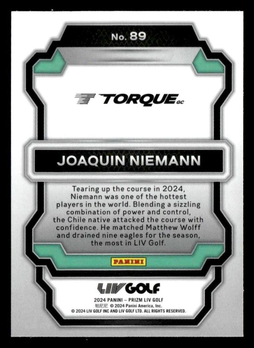 2024 Panini Prizm LIV #89 Joaquin Niemann Statistical Leaders