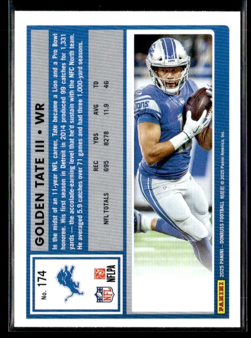2025 Donruss #174 Golden Tate