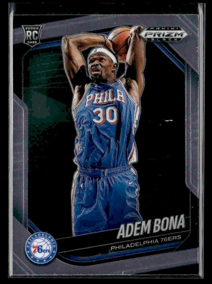 2024-25 Panini Prizm Black #196 Adem Bona