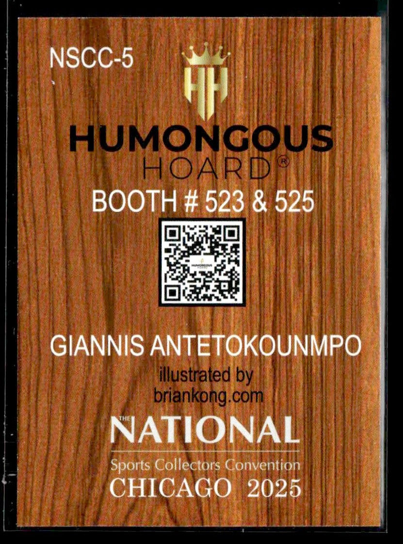 2025 Humongous Hoard #NSCC-5 Giannis Antetokounmpo National Convention