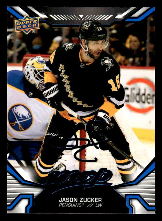 2022-23 Upper Deck MVP #210 Jason Zucker Blue Script